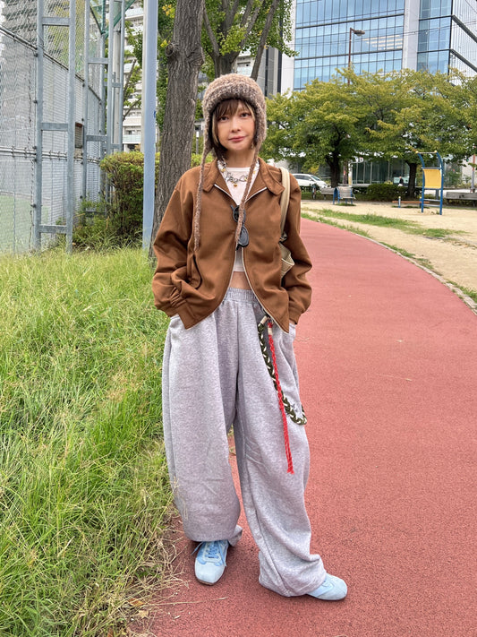 バルーンシルエットルーズスウェットパンツ DPB79215