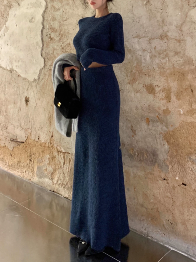 ショートニットトップス DPB71330