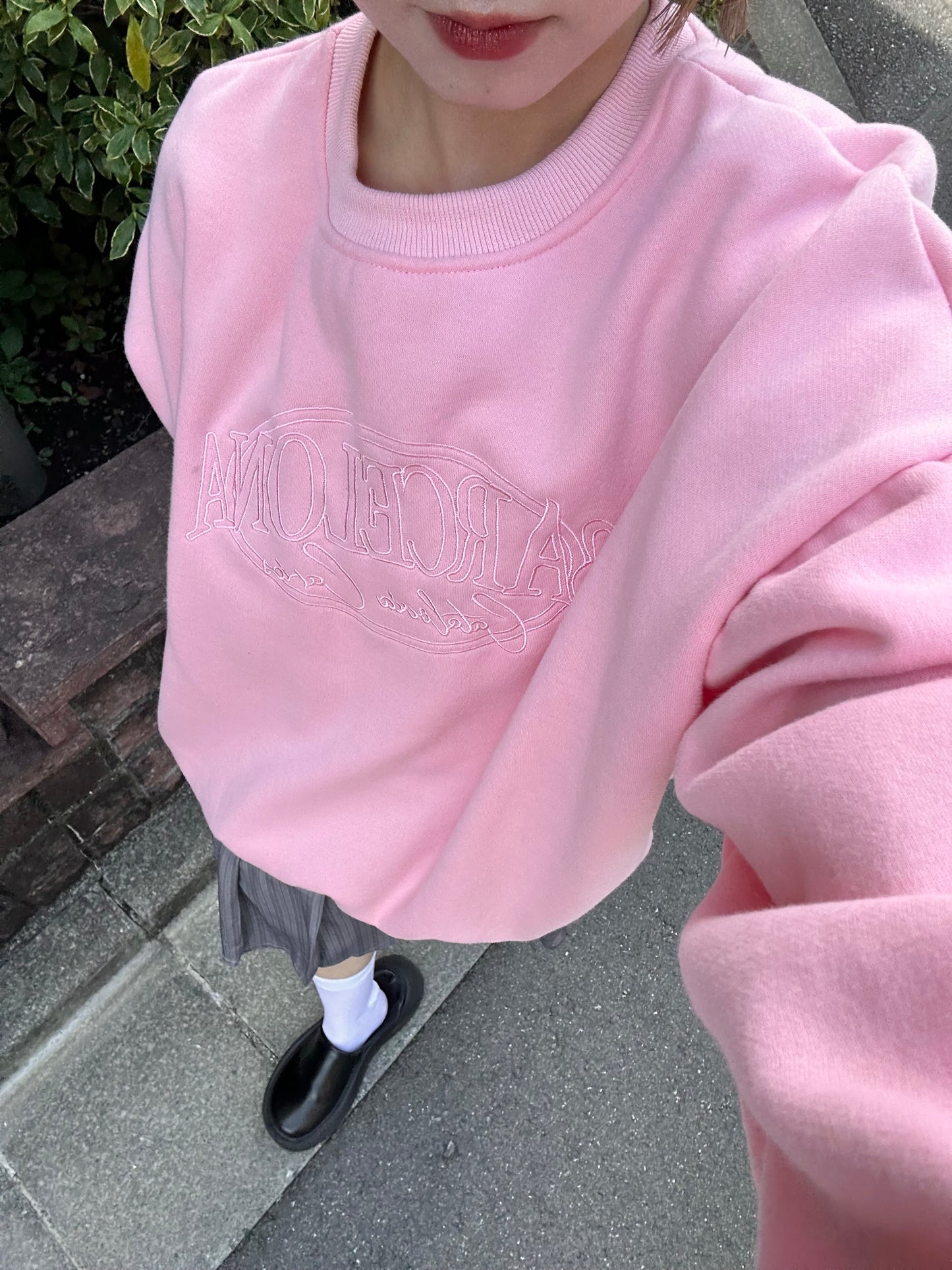 ピンクロゴスウェット DPB76083