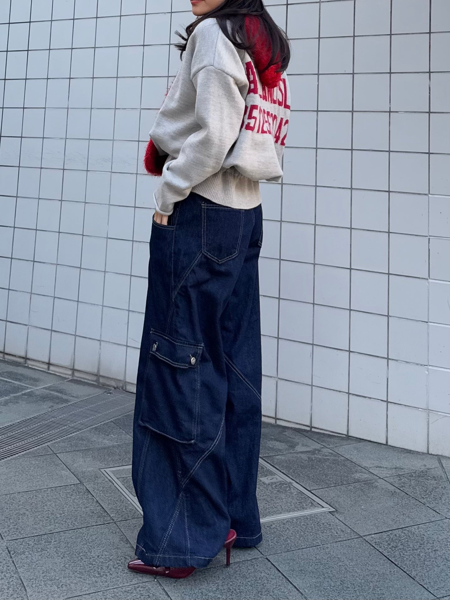 カーゴデニムパンツ DPB47384