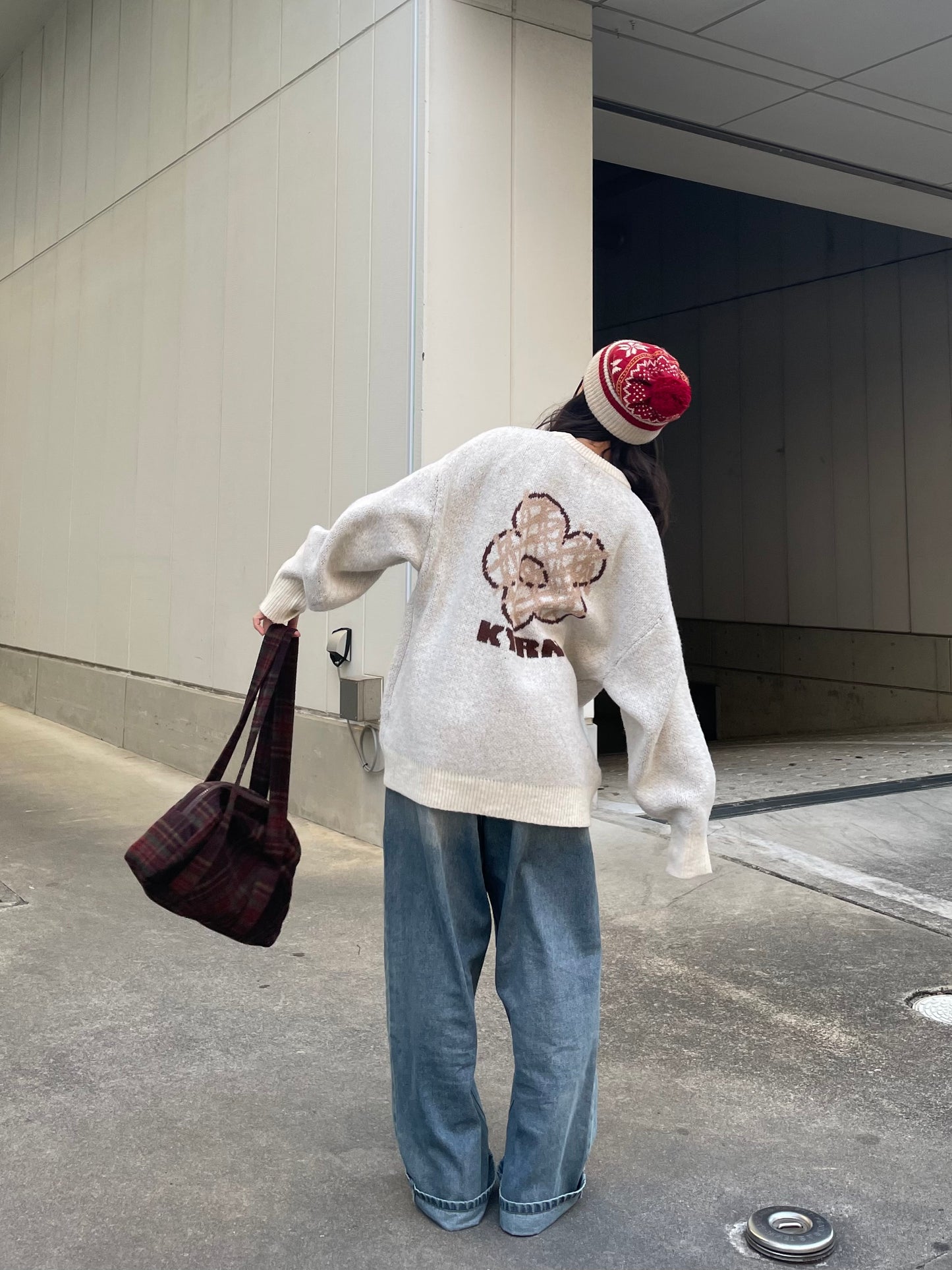 チェックショルダーバッグ DPB64037