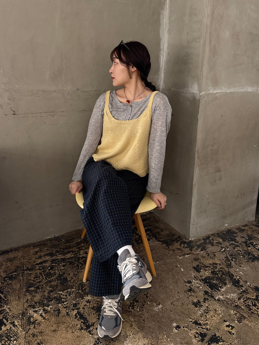 かぎ針ニットレースキャミソール DPB78133