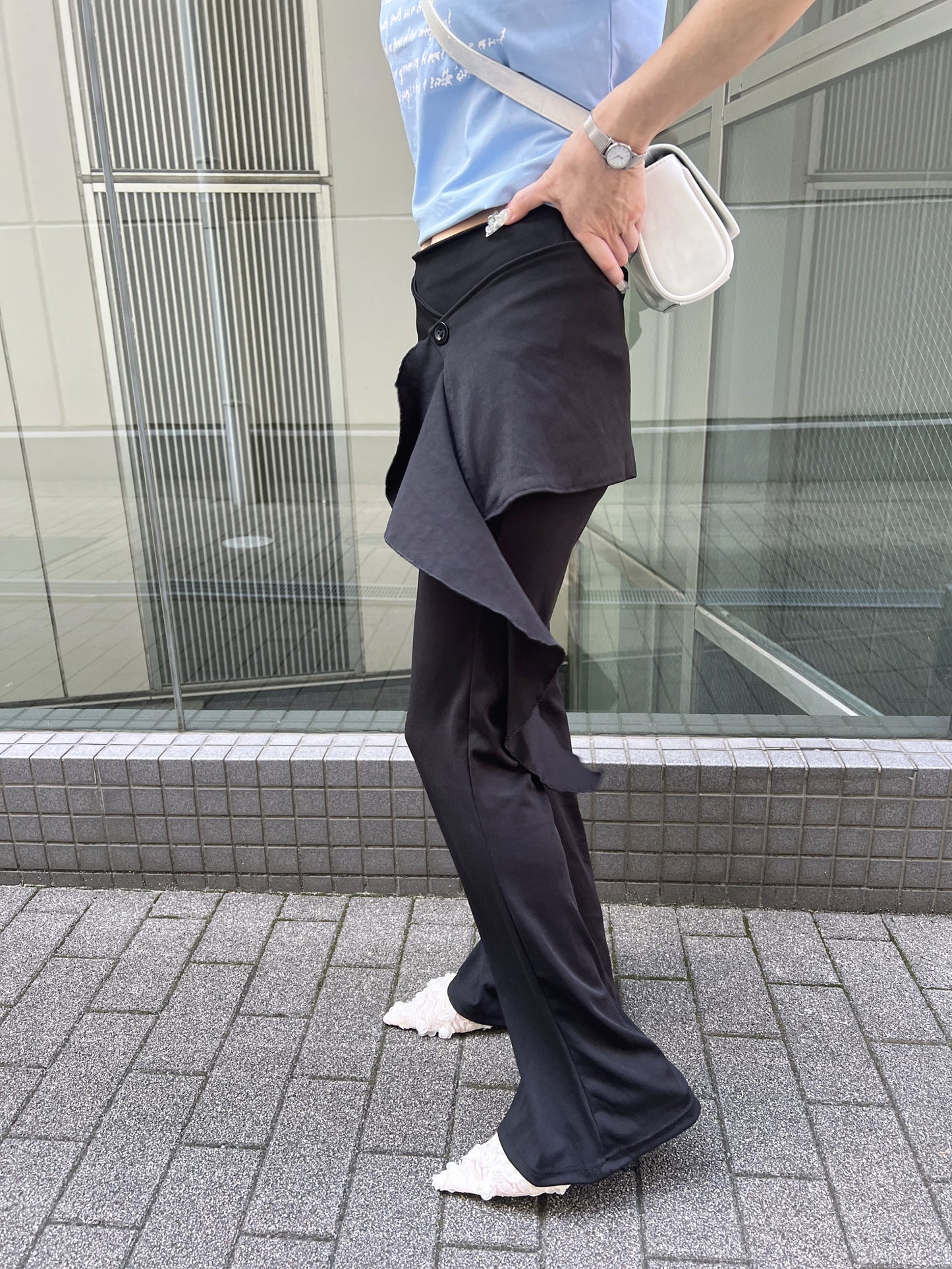 スカートレイヤードフレアパンツ DPB79163