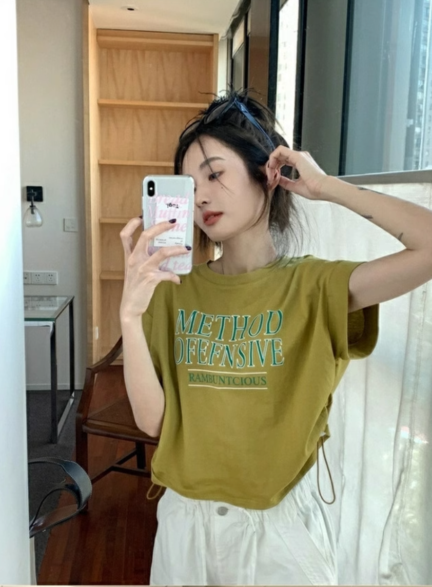 ドローストリングTシャツ DPB71505