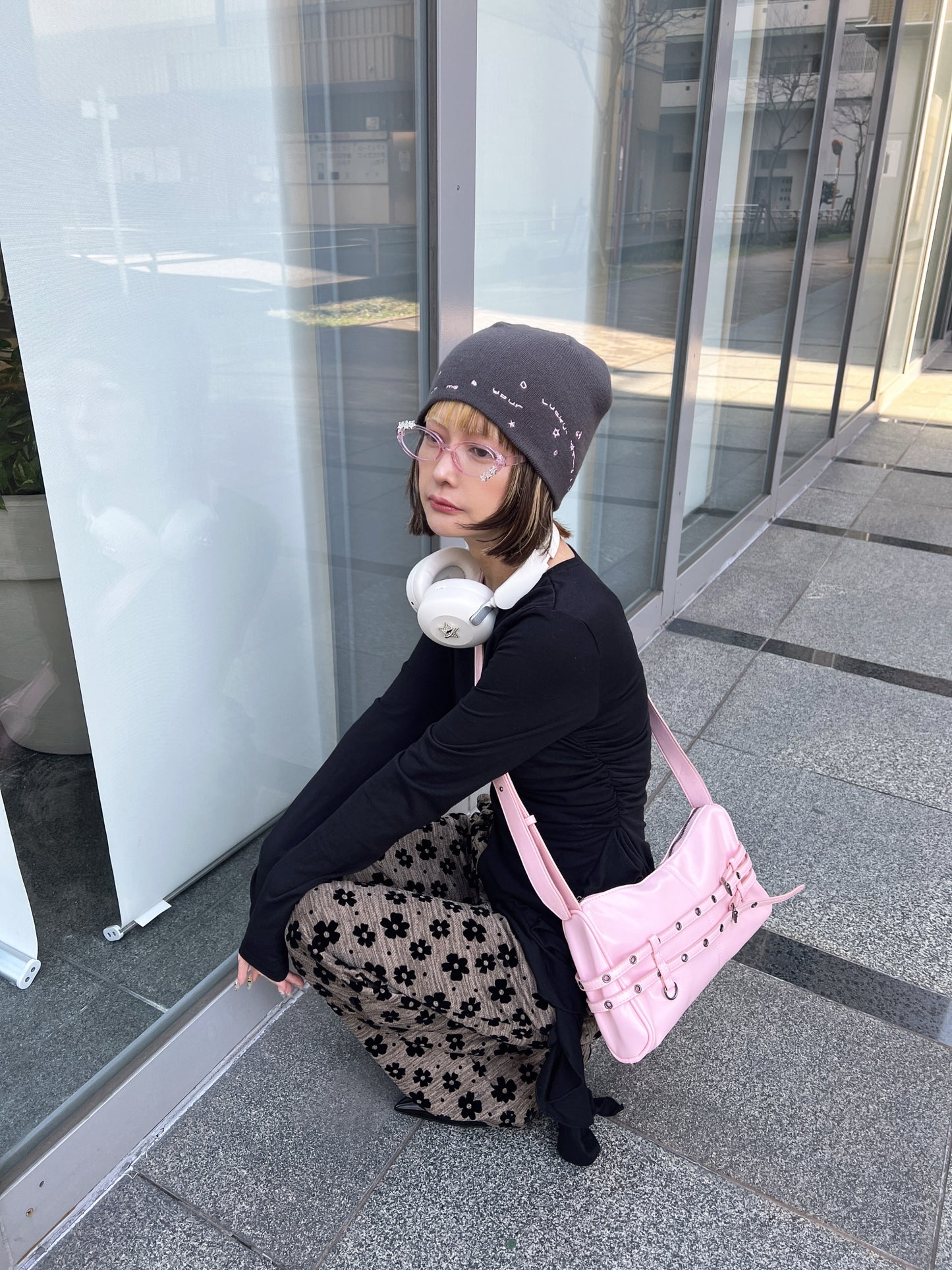 フラワーデザインフレアパンツ DPB79224