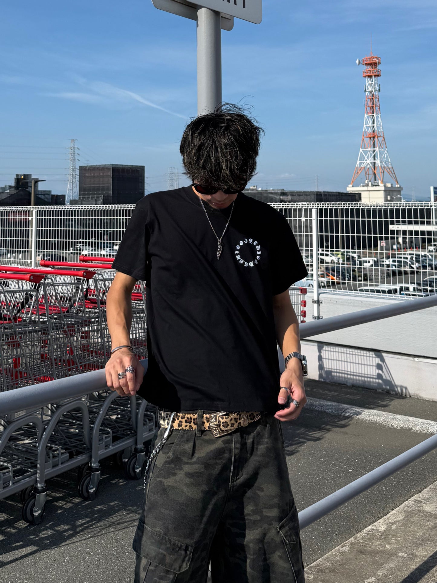 Kenshin_ダブルサークルロゴTシャツ DPB73407