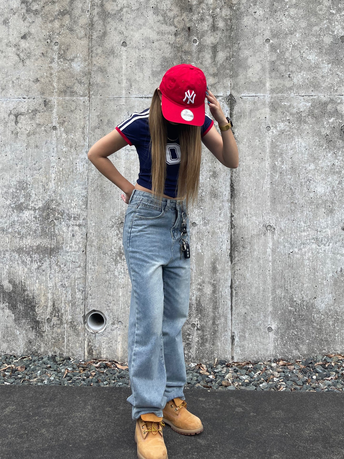 クロップドスポーツTシャツ DPB73097