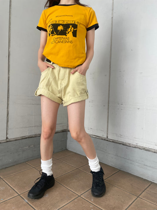 カジュアルベージュショートパンツ DPA43459