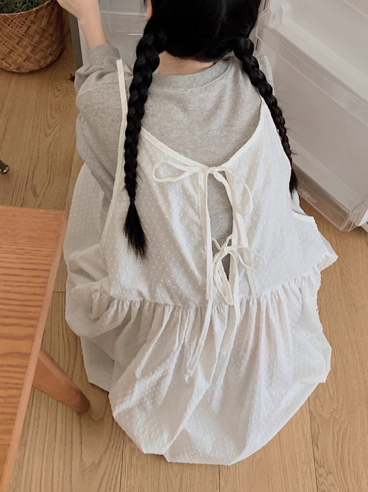 バックリボンキャミワンピース DPB71354