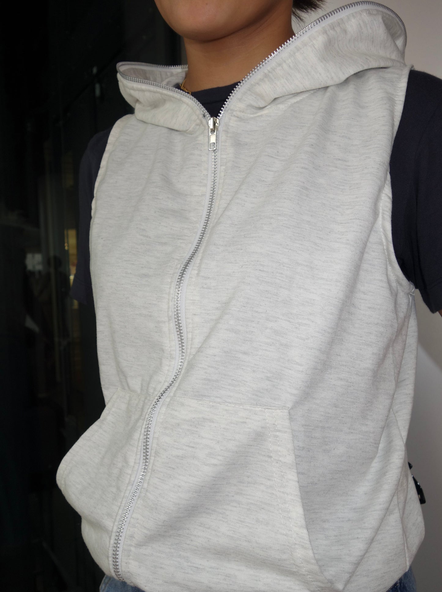 ノースリーブフルジップパーカー DPA14323