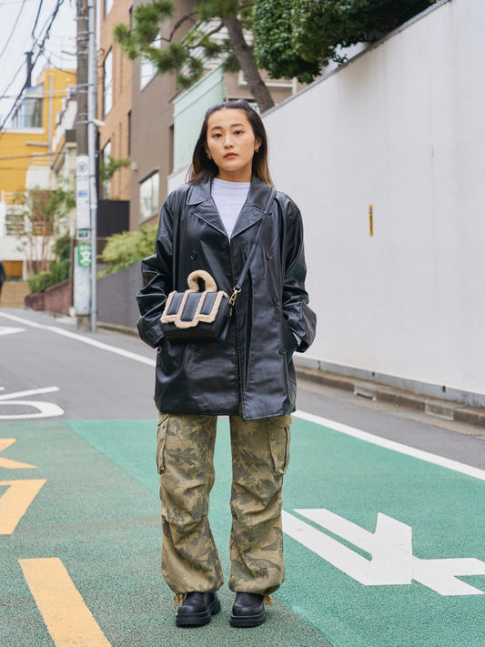 ムートンミニバッグ DPA14366