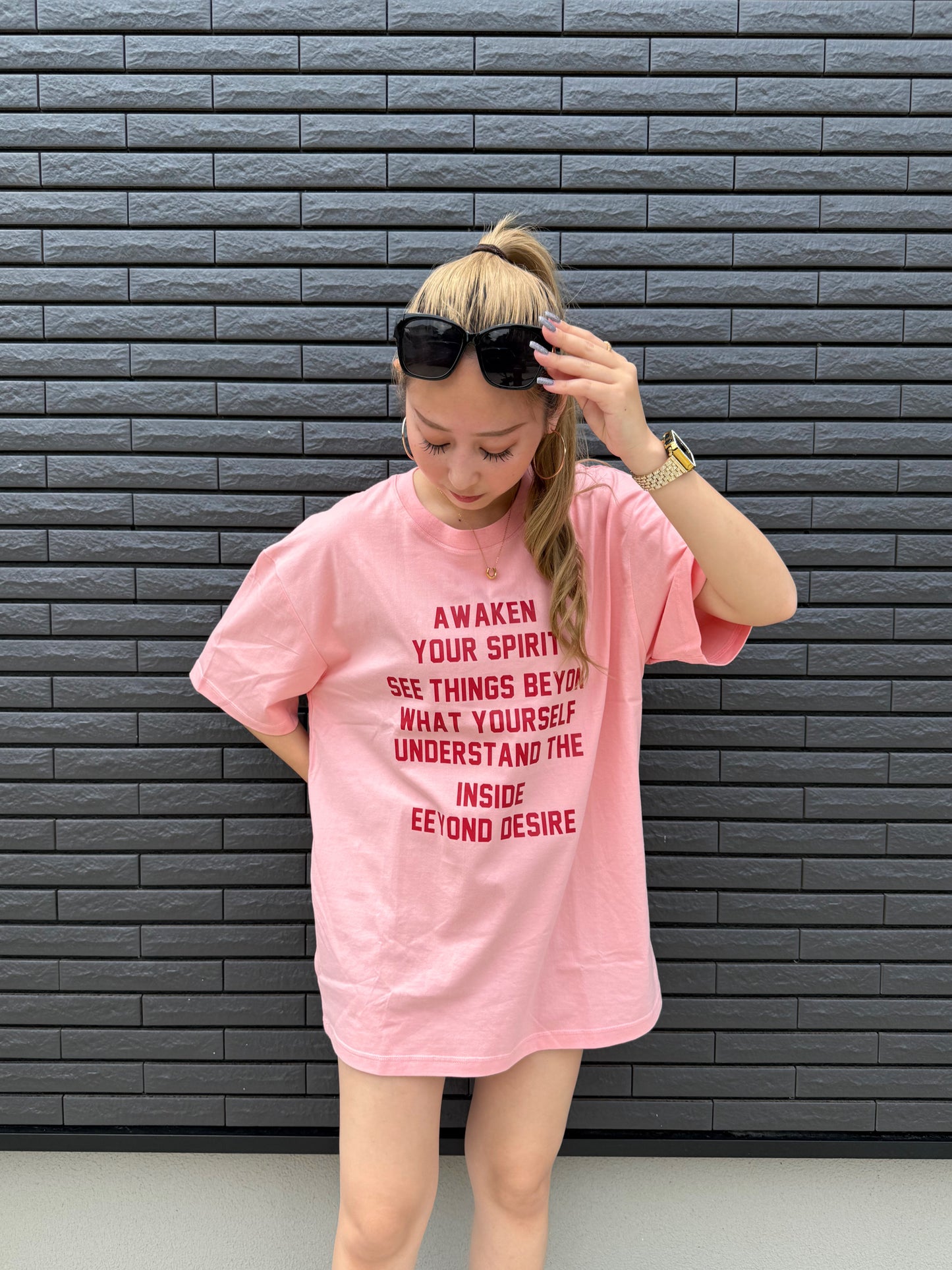フォントデザインオーバーTシャツ DPB73415