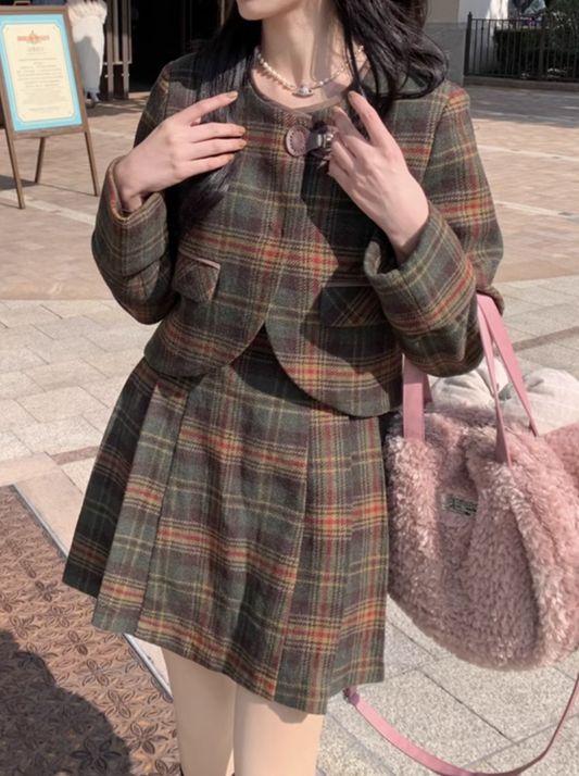 カレッジチェックコート CPA42261