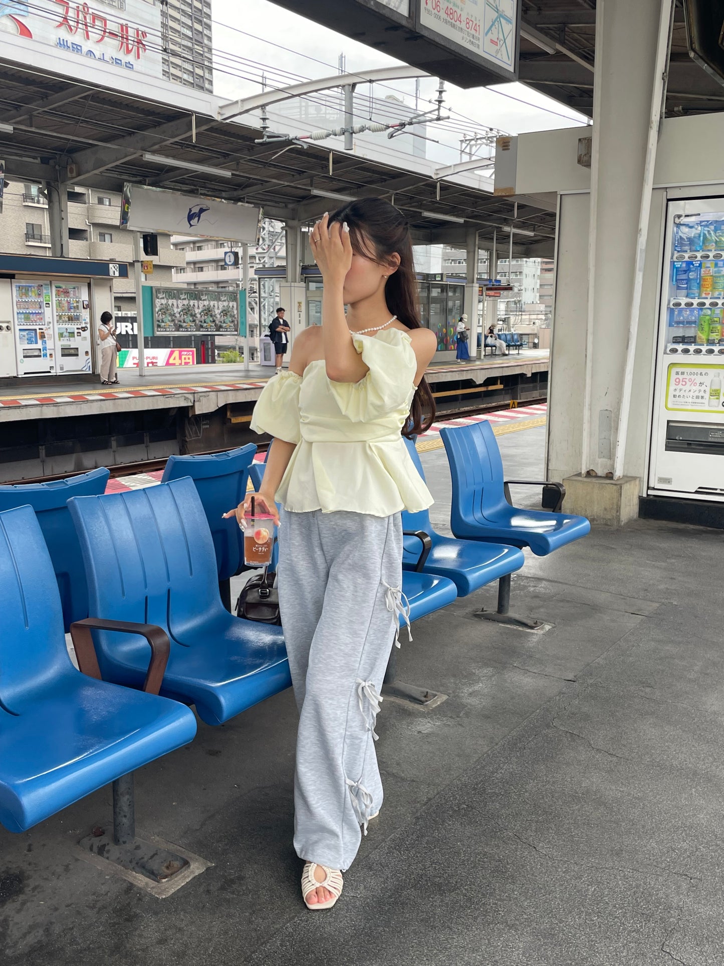 リボンスウェットパンツ DPB80011