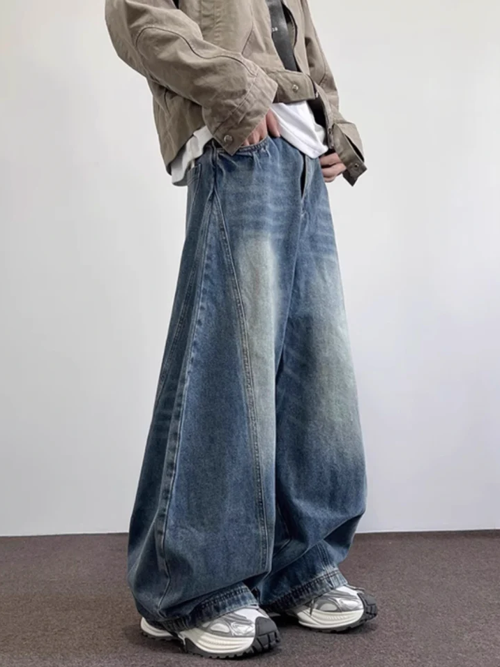 ユニセックスワイドラインデニムパンツ DPB71654