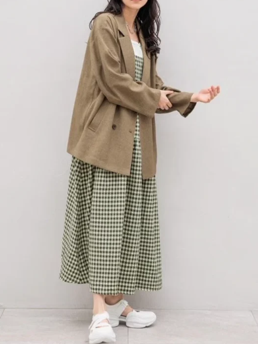 チェックキャミワンピース DPB71671