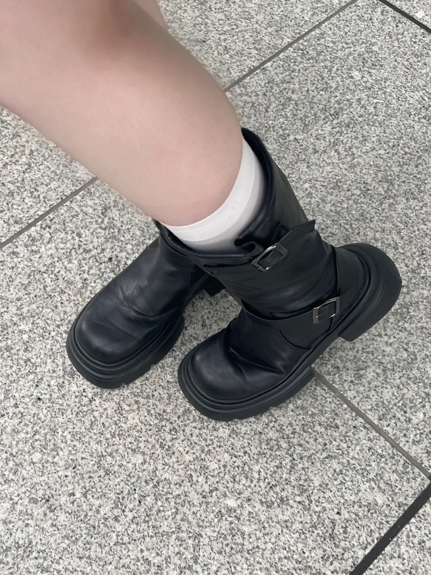 サイドベルトショートブーツ DPB74040