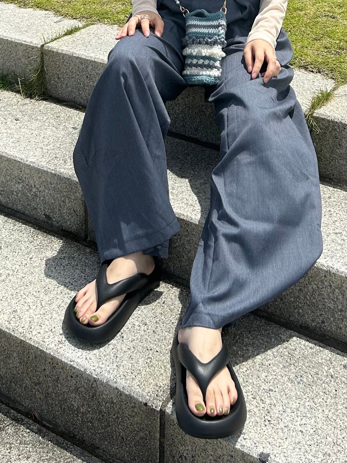 厚底ビーチサンダル DPA61382