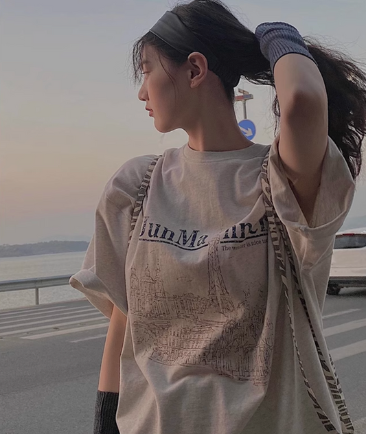 オーバープリントTシャツ DPB71467