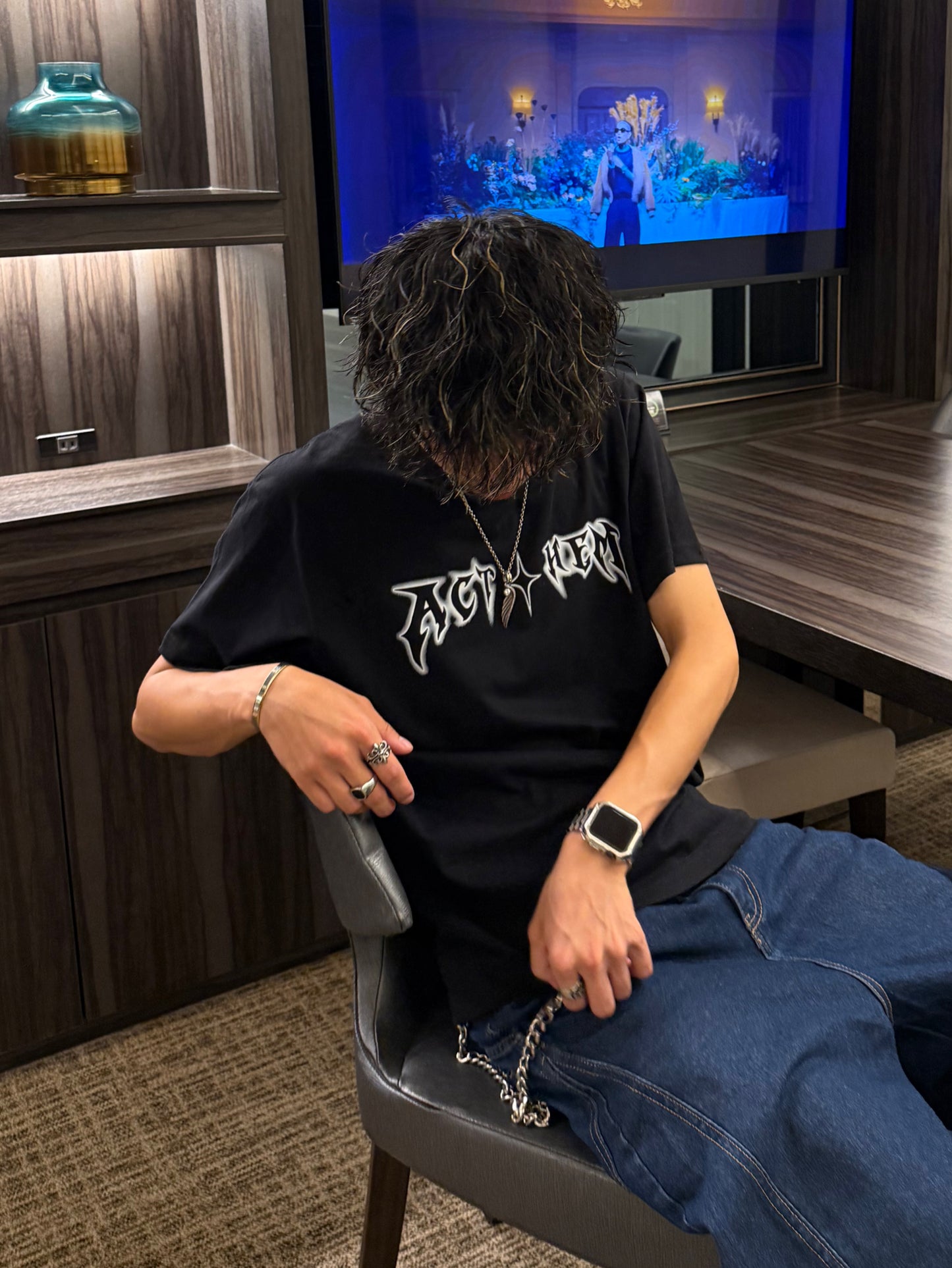 ムーンデザインバックロゴTシャツ DPB90007