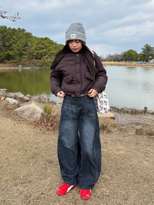 ロゴルーズワイドデニムパンツ DPC01032