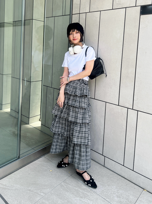 チェックティアードスカート DPB79124