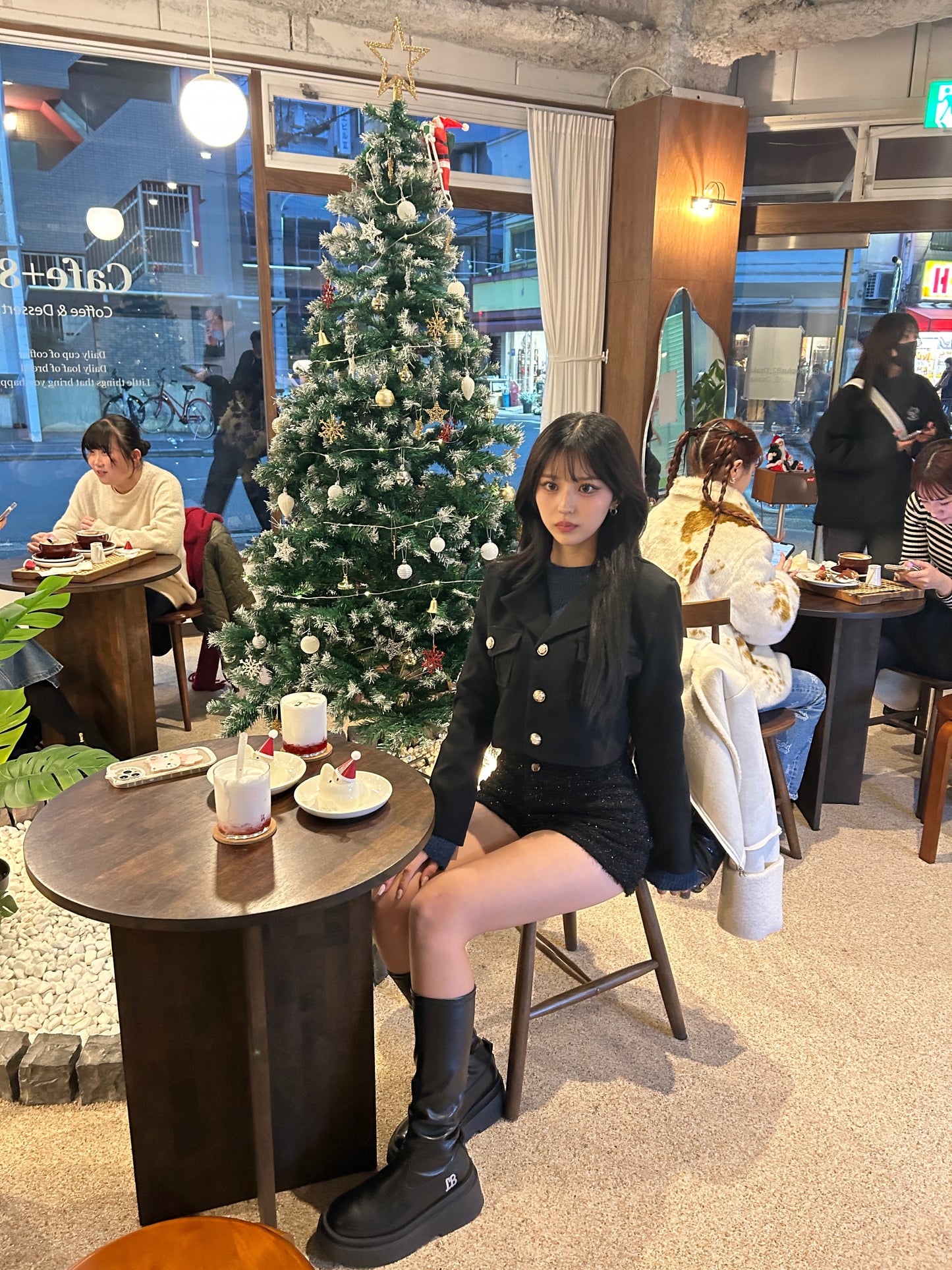 シャギーブルーニット DPB69030