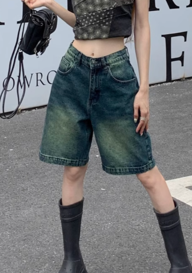 ストレートデニムハーフパンツ DPB71446