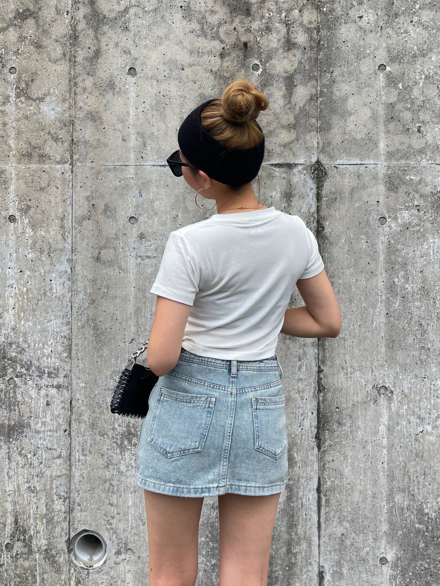 ピンクロゴクロップドTシャツ DPB73091