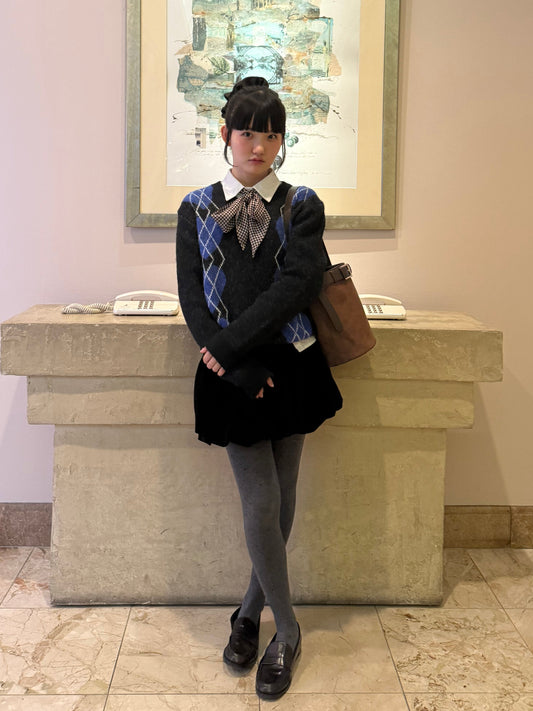 ブラックバルーンミニスカート DPA43719