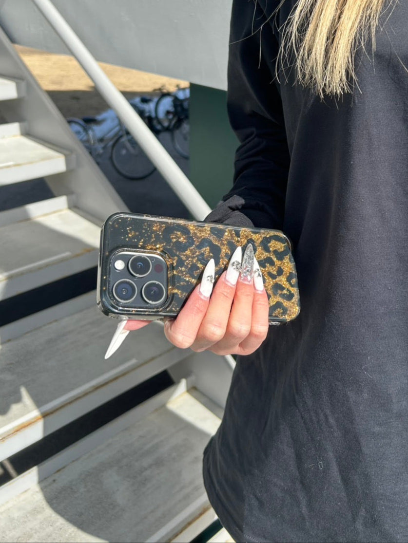 レオパードラメiPhoneケース DPB42319