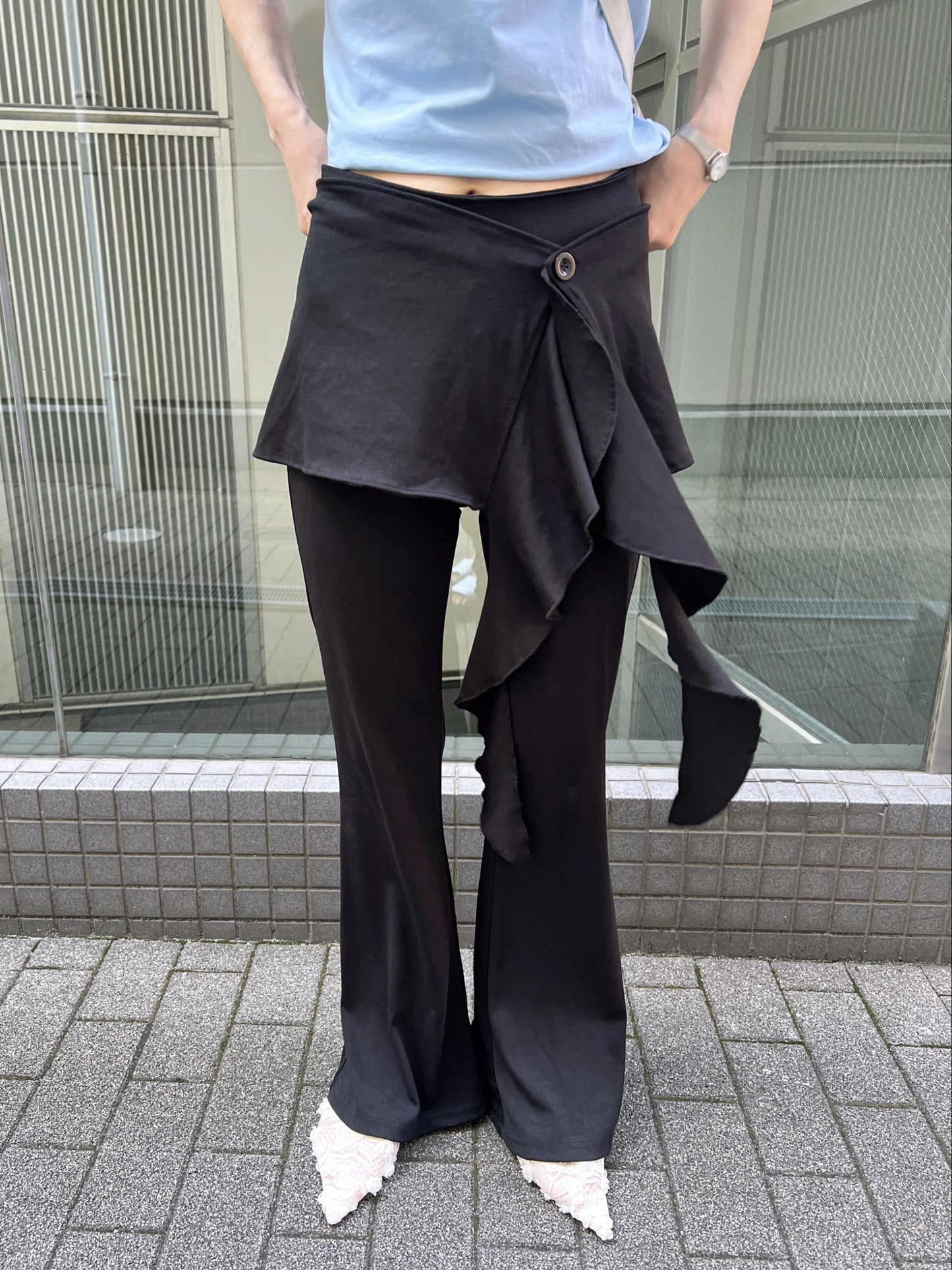 スカートレイヤードフレアパンツ DPB79163