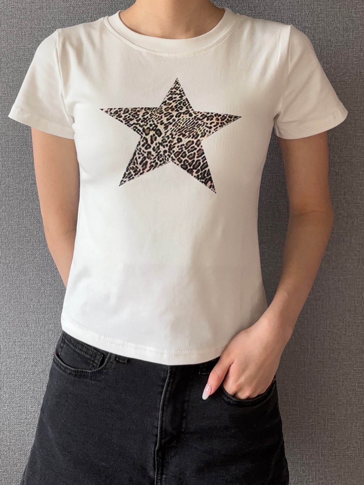 レオパードスターTシャツ DPB88035