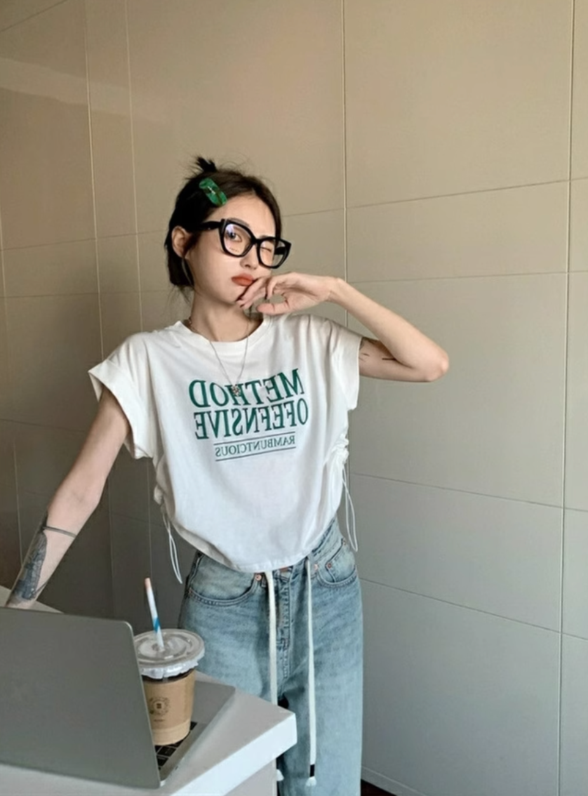 ドローストリングTシャツ DPB71505