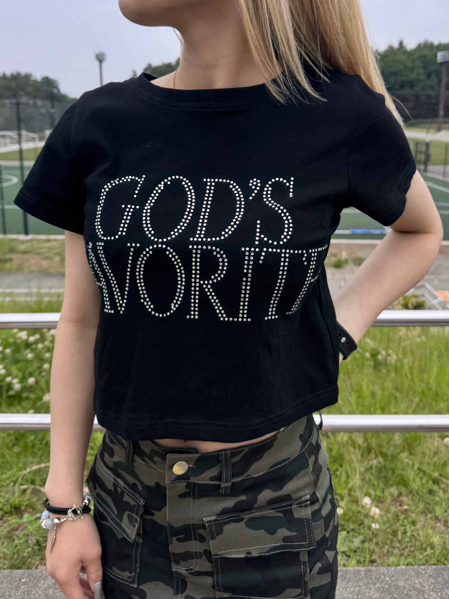 ストーンクロップドTシャツ DPB42376