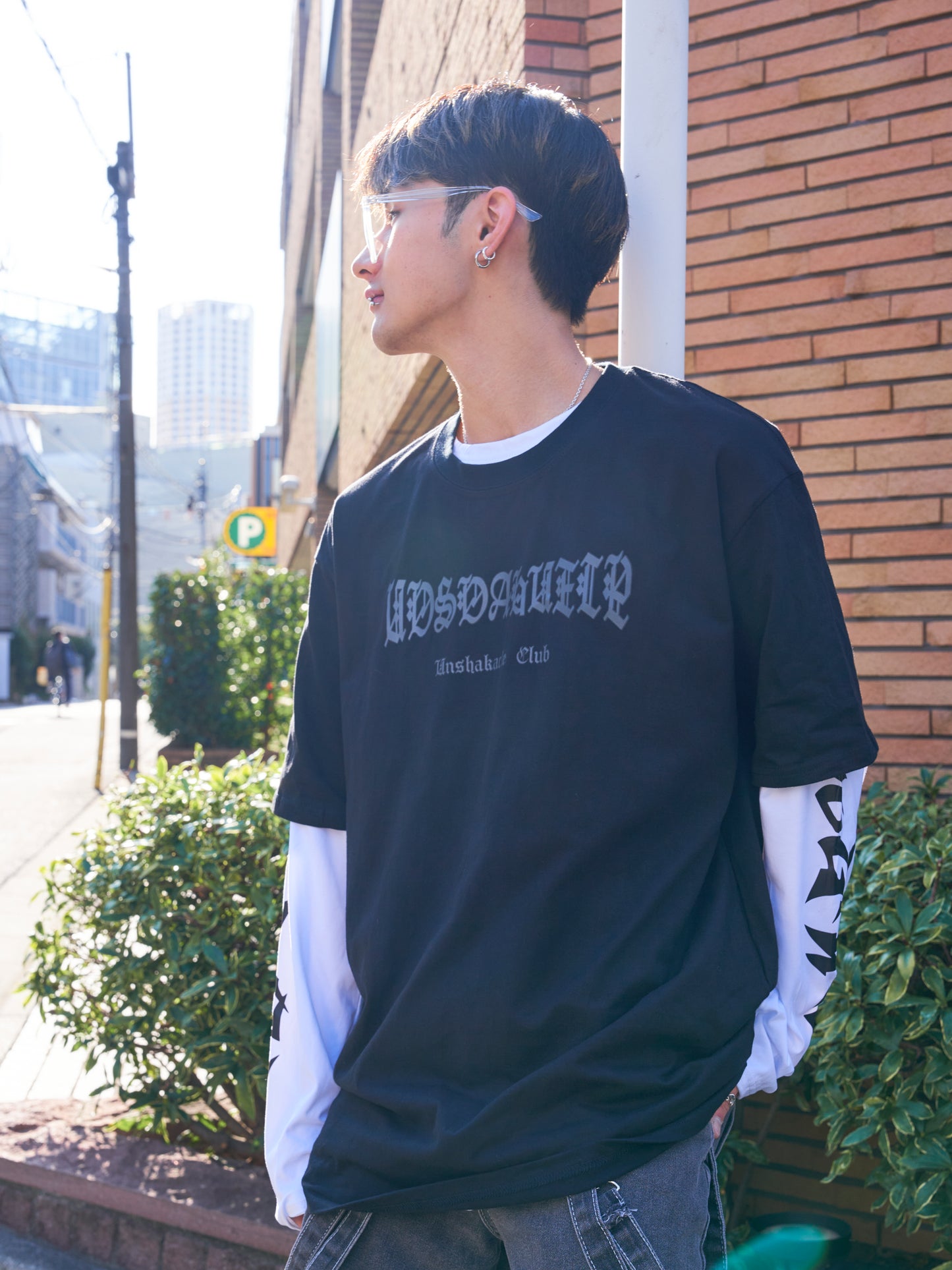 ウイングプリントTシャツ SPA08027