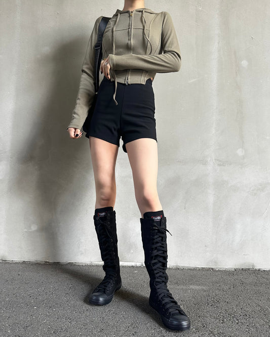 レースアップロングシューズ DPB26186