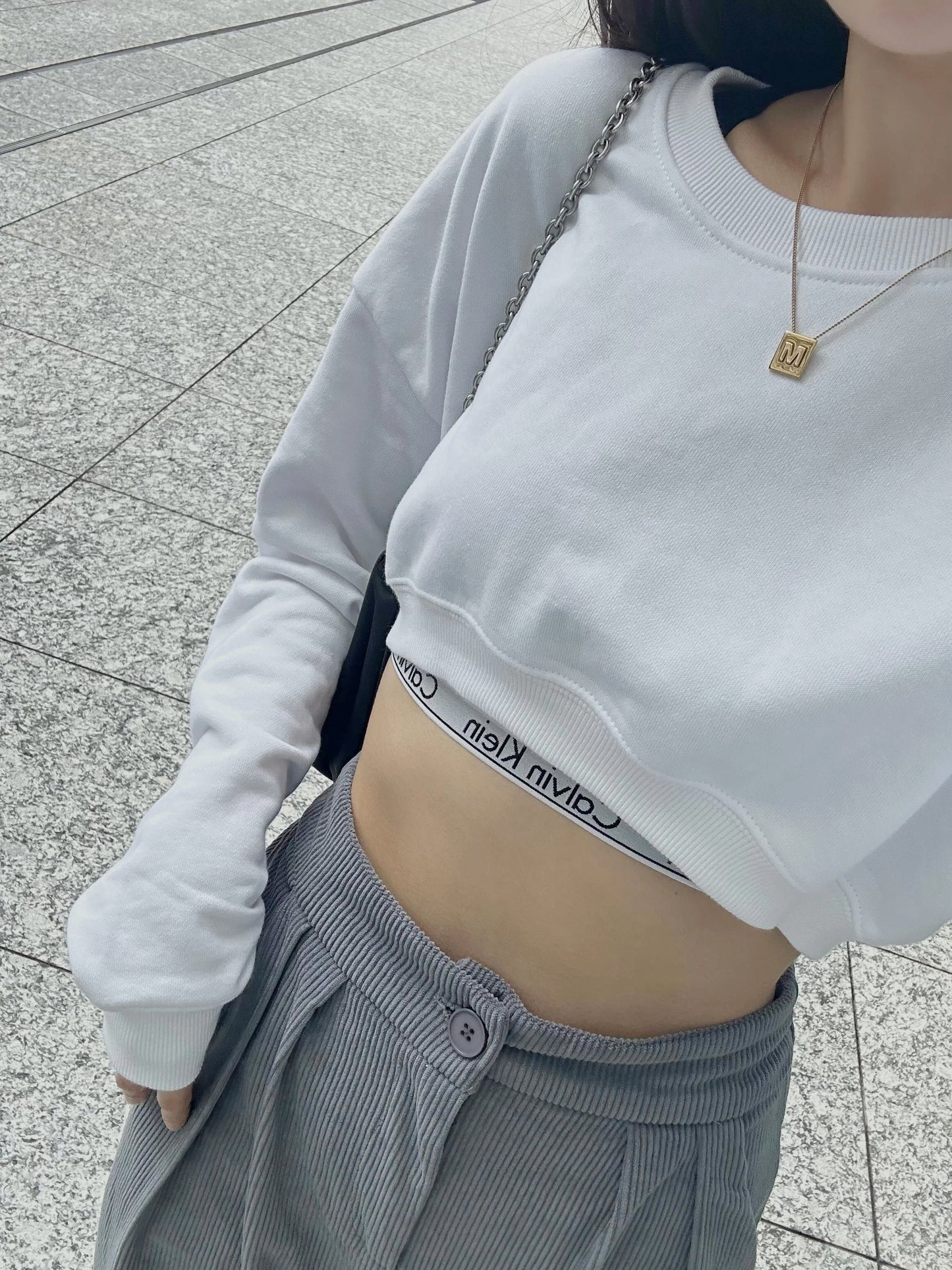 クロップドスウェット DPA30263