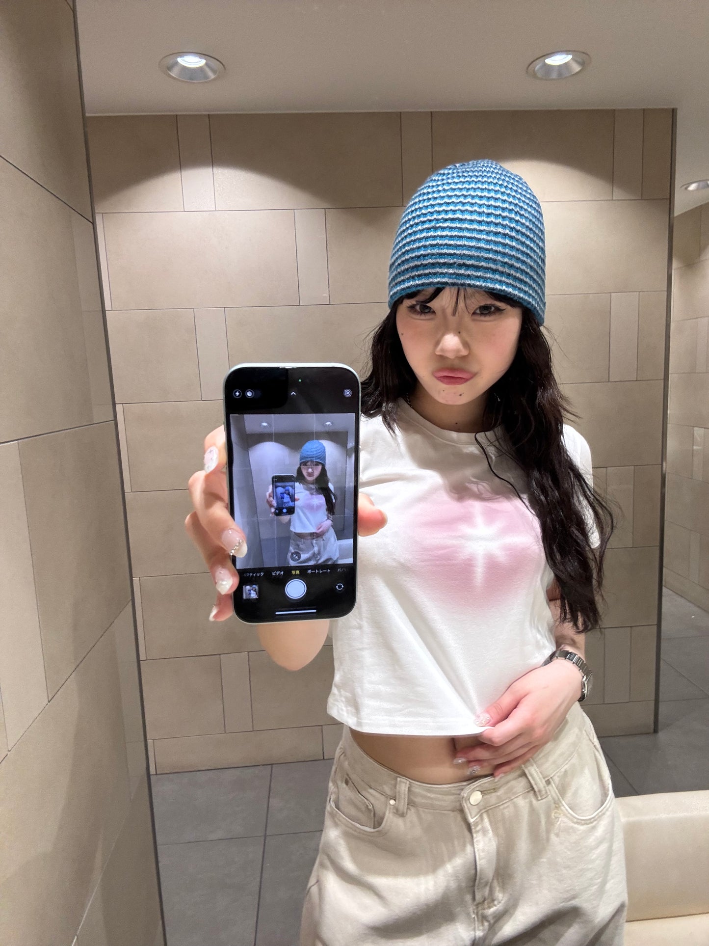 グラフィックショートTシャツ DPB89021
