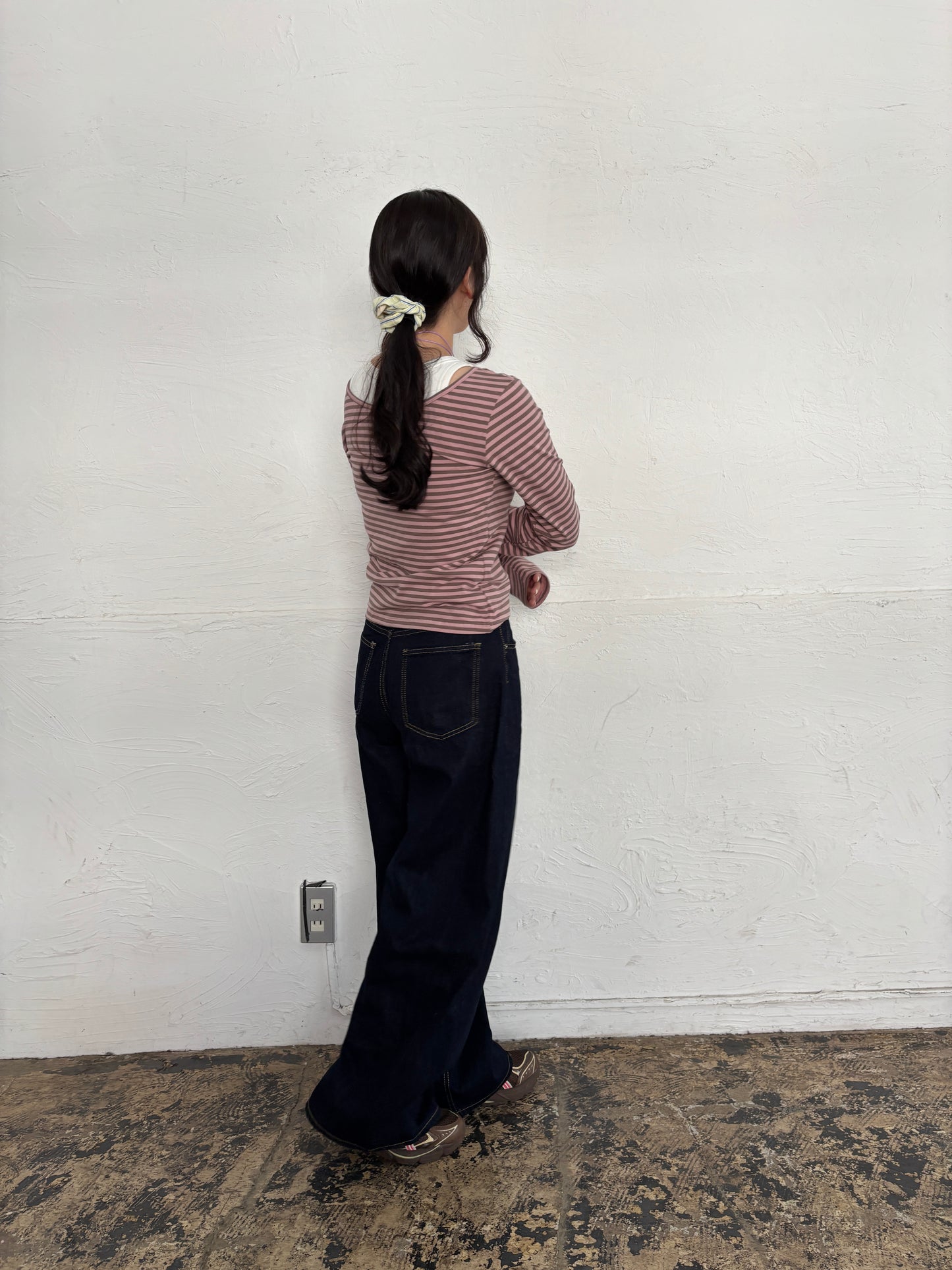 ワイドシルエットデニムパンツ DPB84161