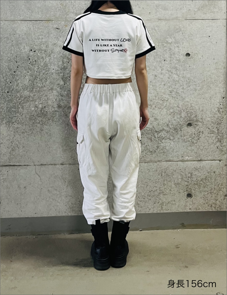 RiTyle CROPPED RINGER TEE