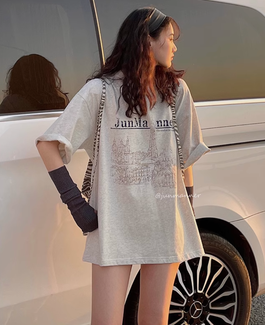 オーバープリントTシャツ DPB71467