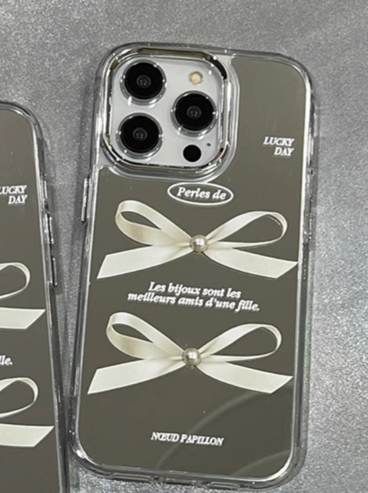 ダブルリボンiPhoneケース CPA44007