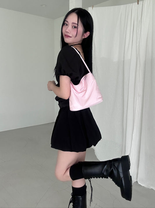 ライトピンクサテンバッグ DPB43278