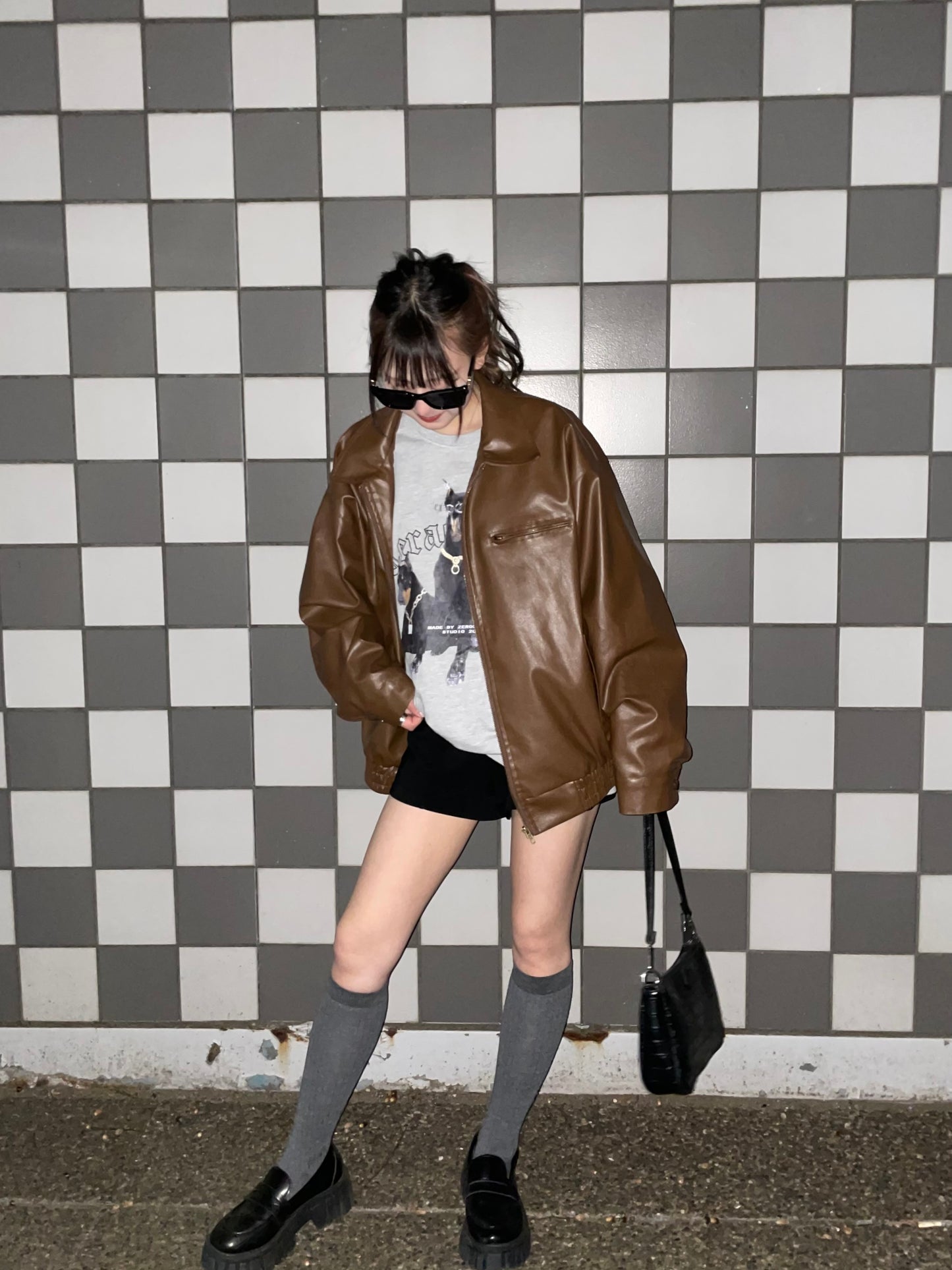 プリントオーバーサイズスウェット DPB68016