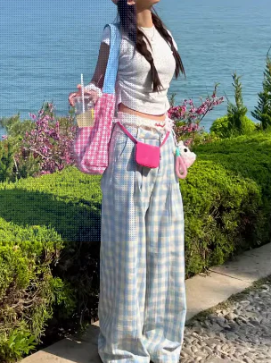 ギンガムチェックトートバッグ DPB71515