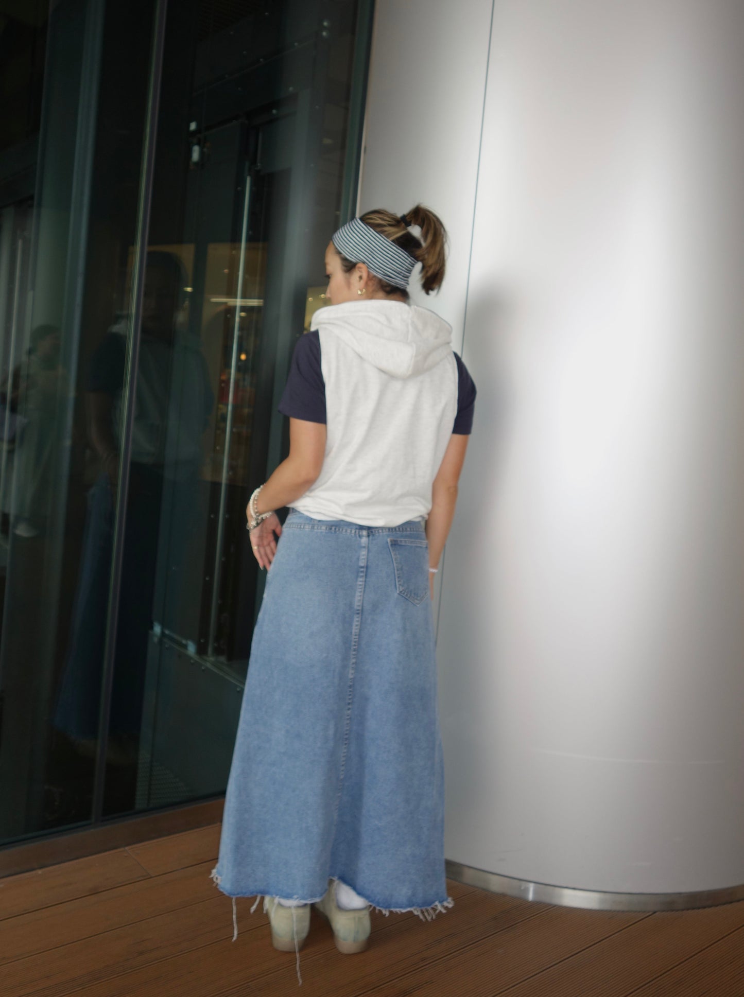 ノースリーブフルジップパーカー DPA14323