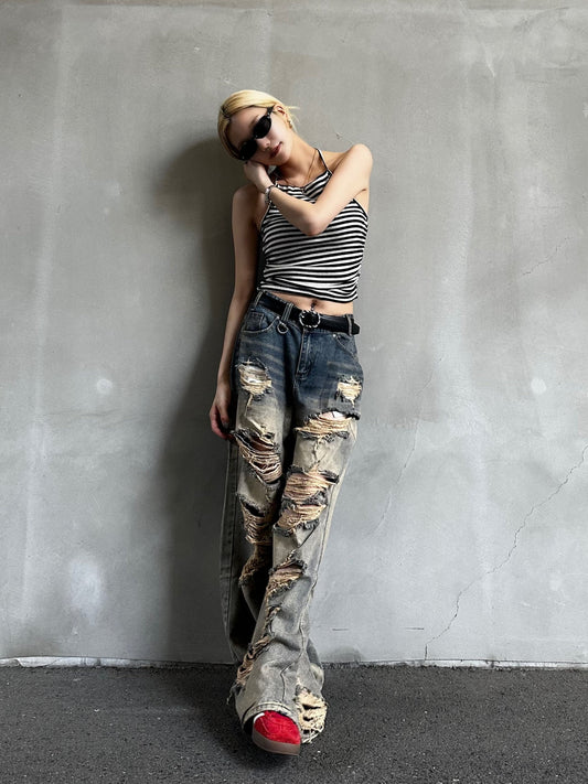 ハイダメージデニムパンツ DPB26591