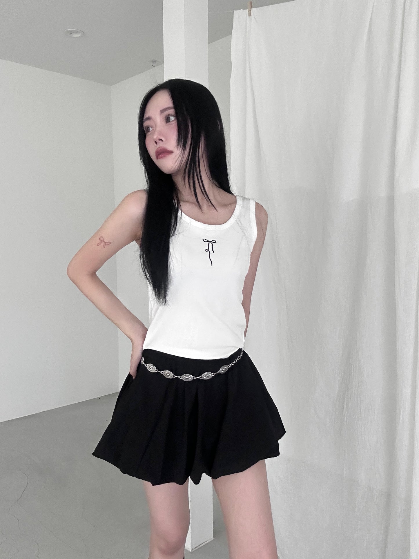 センターミニリボンタンクトップ DPB43266