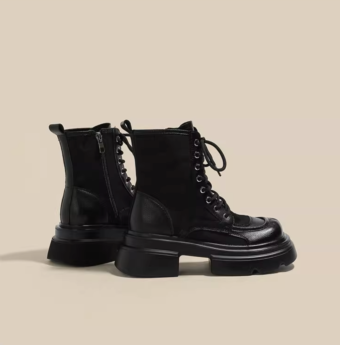 厚底ショートブーツ DPB71490